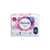 نوار بهداشتی همیشه خشک خیلی بزرگ مای لیدی | نوار بهداشتی بالدار خیلی نازک 7 عددی