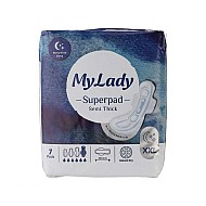 نوار بهداشتی سوپر پد مای لیدی 7 عددی | سایز خیلی خیلی بزرگ و مخصوص شب