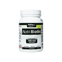 کپسول نوتری بیوتین 1000 ناکا 60 عددی | حفظ سلامت پوست، مو و ناخن