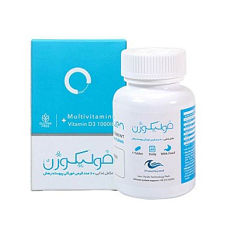 قرص فولیکوژن اروند فارمد 60 عددی برای درمان ریزش مو