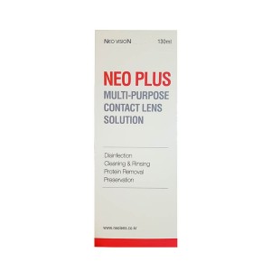 محلول شستشوی لنز نئوپلاس نئو ویژن 130 میلی | ضد عفونی کننده لنز