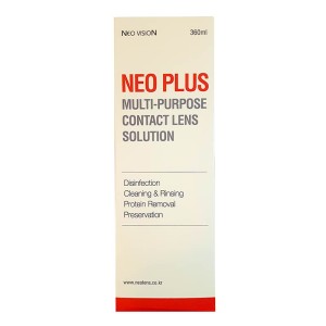 محلول شستشوی لنز نئوپلاس نئو ویژن 360 میلی | پاک کننده چربی و آلودگی لنز