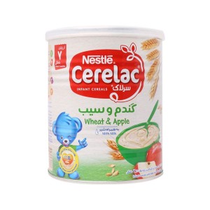 سرلاک گندم و سیب نستله | غذای کمکی شیرخواران از پایان 7 ماهگی