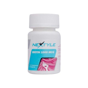 قرص بیوتین 1000 نکستایل | کمک به سلامت پوست، مو و ناخن
