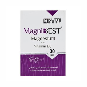 قرص مگنی بست نوتری بست | منیزیم ب6 برای سیستم عصبی و عضلات