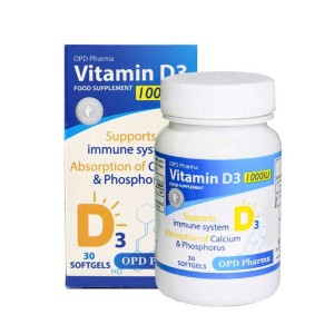ویتامین د3 1000 او پی دی فارما  | کمک به تامین ویتامین دی