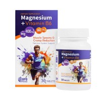 قرص منیزیم ب6 او پی دی فارما | کمک به سلامت سیستم عصبی عضلانی بدن