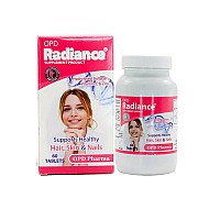 قرص رادیانس او پی دی فارما 60 عددی | حاوی کلاژن، ویتامین ث و زینک