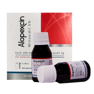 محلول آلوپکسین 5 درصد اوکسین دارو | ماینوکسیدیل 5 درصد برای درمان ریزش مو