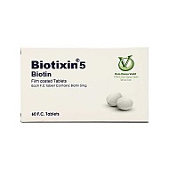 قرص بیوتیکسین 5 اوکسین دارو | حاوی بیوتین 5 میلی گرم