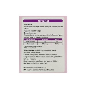 ساشه اوازیتول دارو درمان پارمیدا 30 عددی | کمک به بهبود سندرم تخمدان