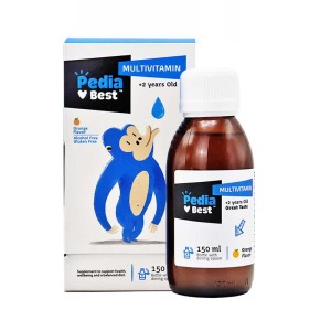 شربت مولتی ویتامین پدیابست | حاوی ویتامین های ضروری برای کودکان
