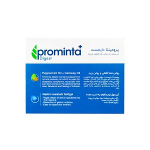 کپسول پرومینتا پلاس دایجست | بهبود مشکلات گوارشی و کاهش تحریک معده