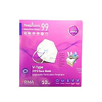 ماسک ffp3 رسپی نانو ریما 10 عددی | محافظت ۹۹ درصدی از انواع ذرات معلق 0/3 میکرون