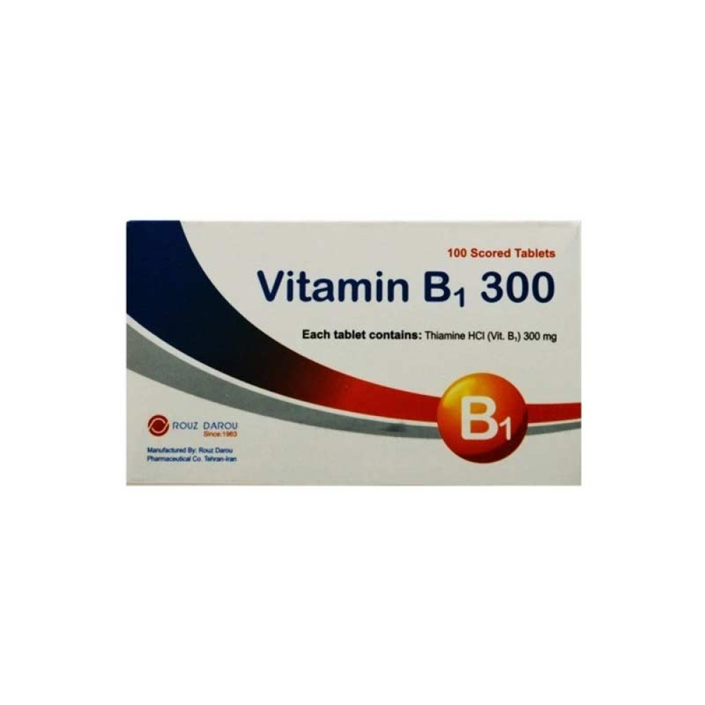 قیمت و خرید قرص ویتامین ب1 300 روز دارو B1 300mg