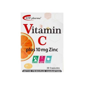کپسول ویتامین سی و زینک اس تی پی فارما 30 عددی | تقویت سیستم ایمنی