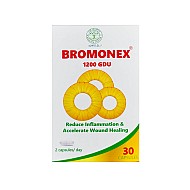 کپسول برومونکس سبز داروجم 30 عددی | بهبود زخم و کاهش التهاب و کبودی