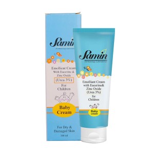 کرم نرم کننده اوسرین و اوره ۳ درصد کودک ثمین 100 میلی | نرم کننده پوست حساس کودکان