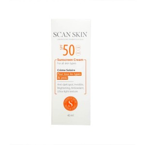 کرم ضد آفتاب و ضد لک اسکن اسکین 40 میلی | مناسب برای انواع پوست با SPF50