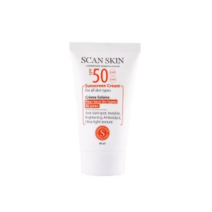 کرم ضد آفتاب و ضد لک اسکن اسکین 40 میلی | مناسب برای انواع پوست با SPF50
