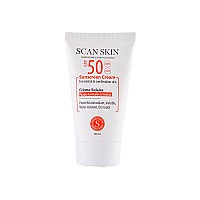کرم ضد آفتاب بی رنگ اسکن اسکین 40 میلی | مناسب پوست های نرمال تا مختلط با SPF50
