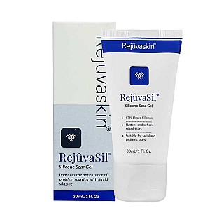 ژل سیلیکونی رژواسیل اسکار هیل 30 گرم برای ترمیم و بهبود جای زخم، اسکار جراحی و سوختگی،داروکالا