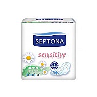 نوار بهداشتی حساس نرمال سپتونا 10 عددی | نوار بهداشتی بالدار ضد حساسیت