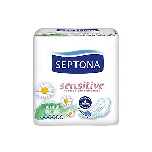 نوار بهداشتی حساس نرمال سپتونا 10 عددی | نوار بهداشتی بالدار ضد حساسیت