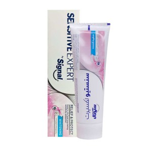 خمیردندان سفید کننده سنستیو اکسپرت سیگنال | سفید کننده دندان های حساس