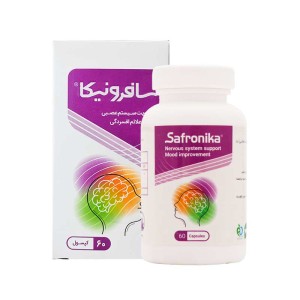 کپسول سافرونیکا سینا پژوهان | حاوی عصاره زعفران برای آرامش ذهنی