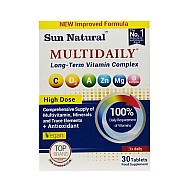 قرص مولتی دیلی سان نچرال | مولتی ویتامین مینرال روزانه با 35 ترکیب 