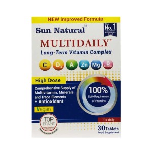 قرص مولتی دیلی سان نچرال | مولتی ویتامین مینرال روزانه با 35 ترکیب 