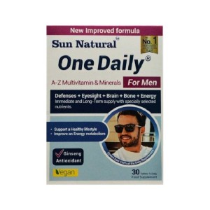 قرص وان دیلی مردان سان نچرال | مولتی ویتامین کامل مردان با 35 ترکیب مهم