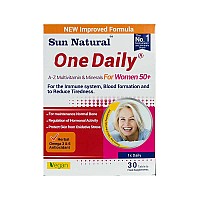 قرص وان دیلی بانوان بالای 50 سال سان نچرال | مولتی ویتامین خانم های بیش از 50 سال