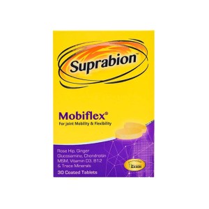 قرص موبیفلکس سوپرابیون 30 عددی | حاوی گلوکزامین،‌کندروئتین و ام اس ام
