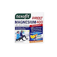 ساشه منیزیم 400 تاکسوفیت 20 عددی | حاوی ویتامین ب۱، ب۱۲، ب 6 و فولیک اسید