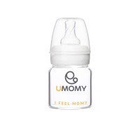 شیشه شیر پیرکس دهانه کلاسیک یومامی 0 تا 6 ماه 60 میل سفید