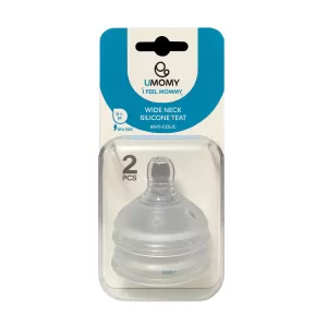 سرشیشه سیلیکونی یومامی +6 ماه 2 عددی | آنتی کولیک و دهانه عریض