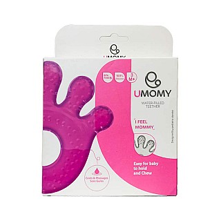 دندانگیر سیلیکونی مایع دار یومامی صورتی