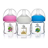 شیشه شیر پیرکس دهانه عریض یومامی 90 میل | آنتی کولیک برای 0 تا 6 ماه