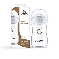 شیشه شیر پلی پروپیلن دهانه عریض یومامی |260 میلی آنتی کولیک برای کودکان بیش از 1 سال