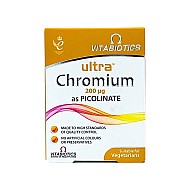 قرص اولترا کرومیوم ویتابیوتیکس 60 عددی | کرومیوم پیکولینات برای تنظیم قند خون