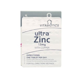 قرص اولترا زینک ویتابیوتیکس 60 عددی | حاوی زینک ۱۵ میلی گرم و مس
