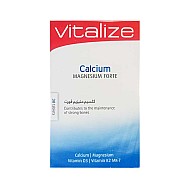 قرص کلسیم منیزیم فورت ویتالایز 30 عددی | تقویت استخوان و مفاصل
