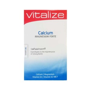 قرص کلسیم منیزیم فورت ویتالایز 30 عددی | تقویت استخوان و مفاصل