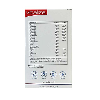 قرص هیر نیل بیوتی کمپلکس ویتالایز | مولتی ویتامین مخصوص مو و ناخن