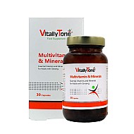مولتی ویتامین مینرال 30 عددی ویتالی تون | تامین مواد مورد نیاز روزانه بدن