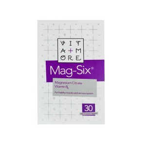 قرص مگ سیکس ویتامور 30 عددی | مکمل منیزیم ب6 برای تقویت سیستم عصبی