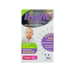 قطره آهن آیرویت لیپوفورت ویتان 30 میلی | پیشگیری و درمان کم خونی در کودکان