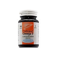 کپسول امگا 3 ویتارمونیل |‌ 100 عدد | امگا 3 بدون جیوه با ویتامین ای